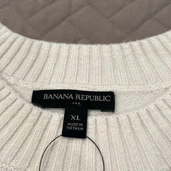 Banana Republic TRANSITION CREAM COVETED SWEATER/NWT/XL - Picture 7 of 13